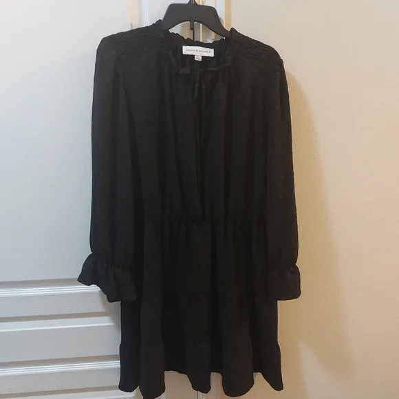 Emma & Michele Dresses | Emma & Michele Black Long Sleeve Dress Xl Nwt | Color: Black | Size: Xl | Style_By_Nv's Closet Emma & Michele Dresses | Emma & Michele Black Long Sleeve Dress Xl Nwt | Color: Black | Size: Xl | Style_By_Nv's Closet